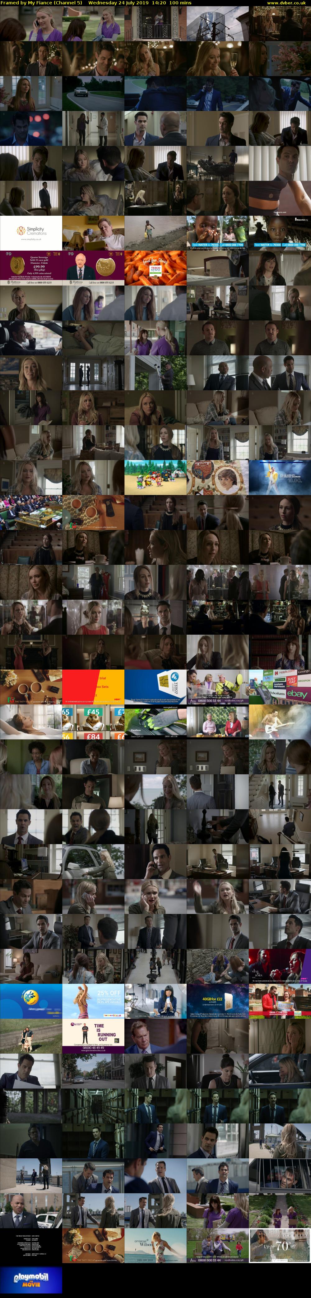 Framed by My Fiance (Channel 5) Wednesday 24 July 2019 14:20 - 16:00