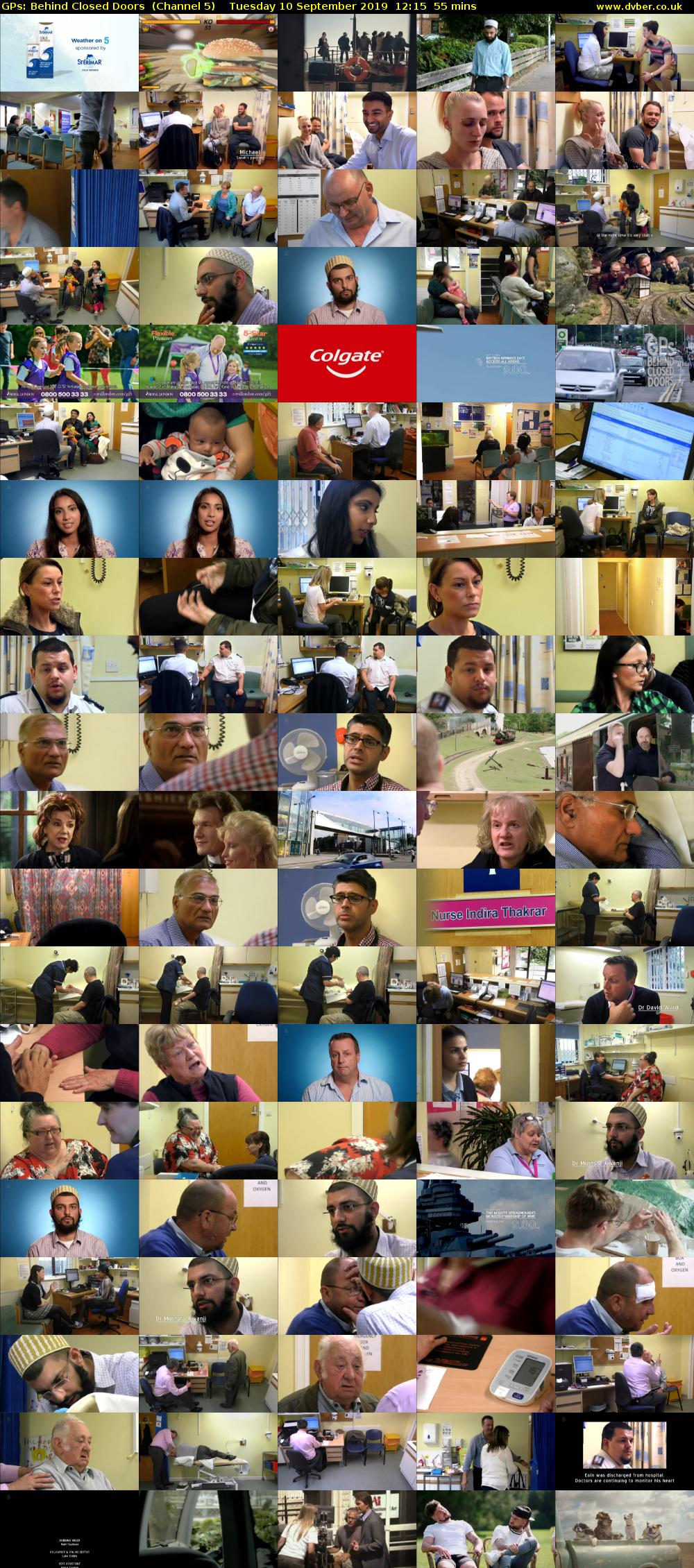GPs: Behind Closed Doors  (Channel 5) Tuesday 10 September 2019 12:15 - 13:10