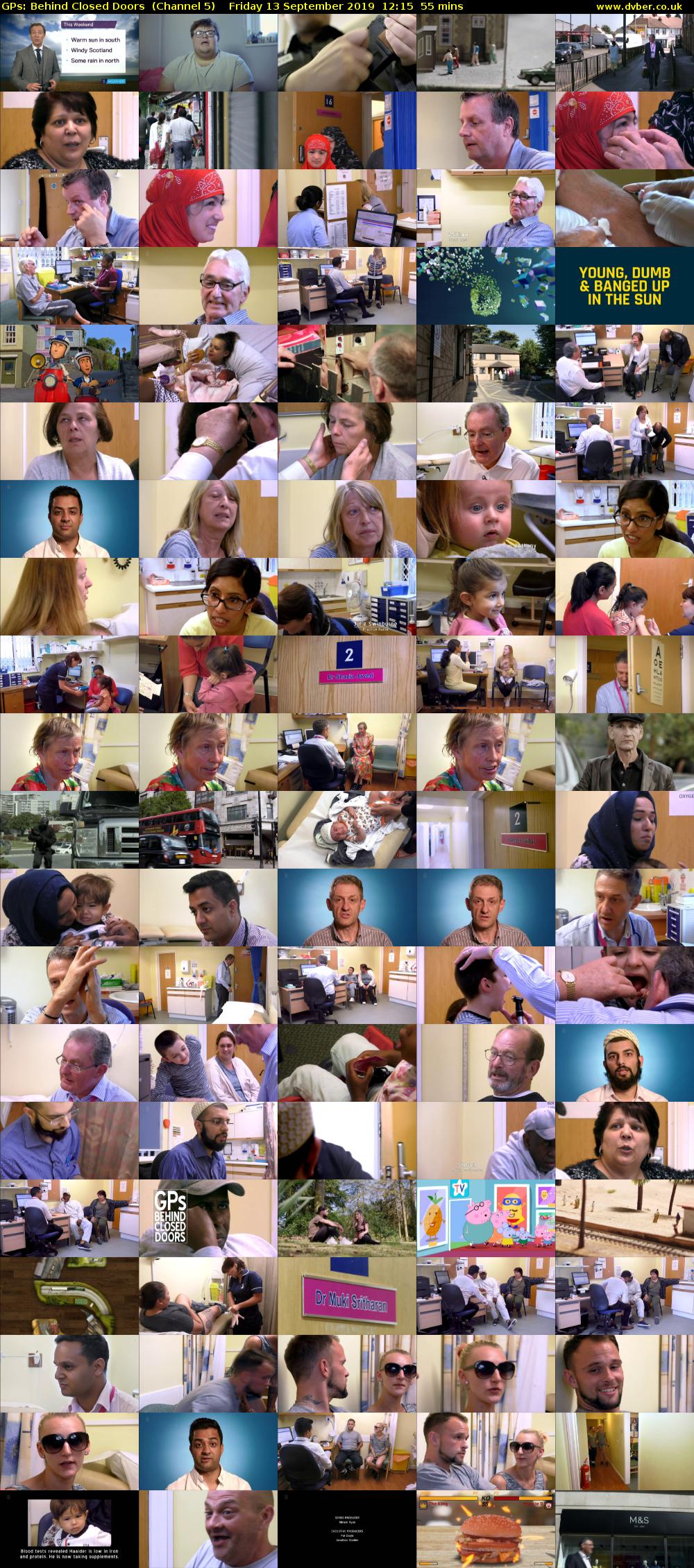 GPs: Behind Closed Doors  (Channel 5) Friday 13 September 2019 12:15 - 13:10
