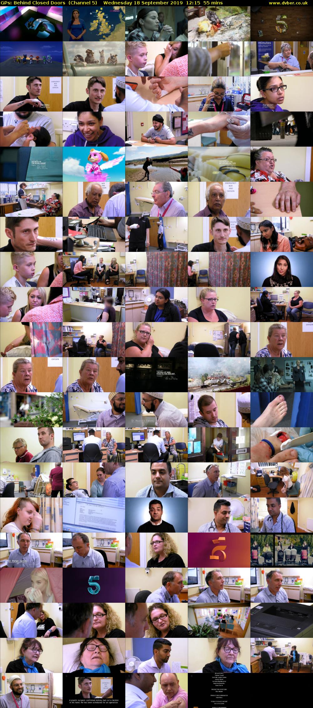 GPs: Behind Closed Doors  (Channel 5) Wednesday 18 September 2019 12:15 - 13:10