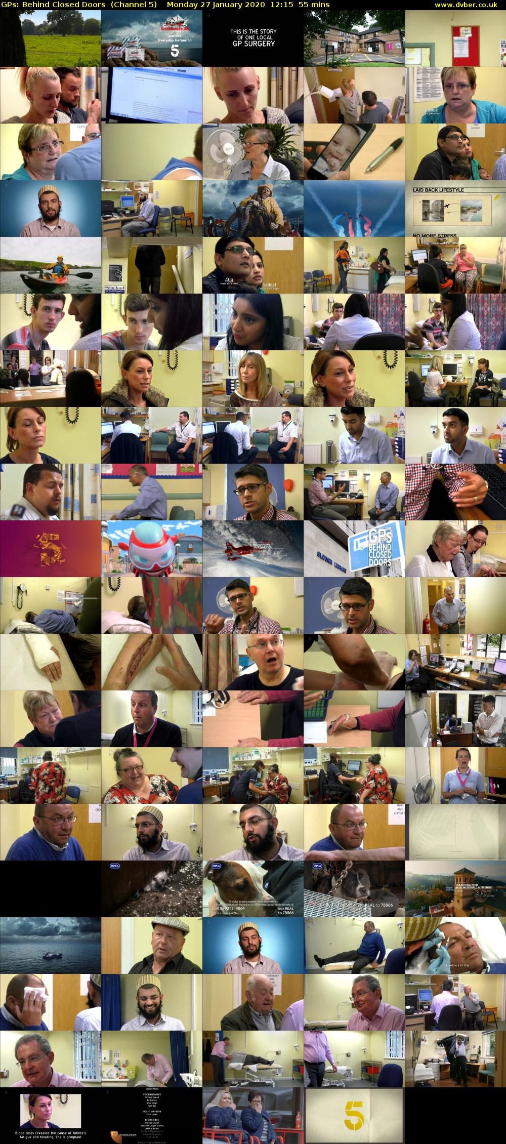 GPs: Behind Closed Doors  (Channel 5) Monday 27 January 2020 12:15 - 13:10