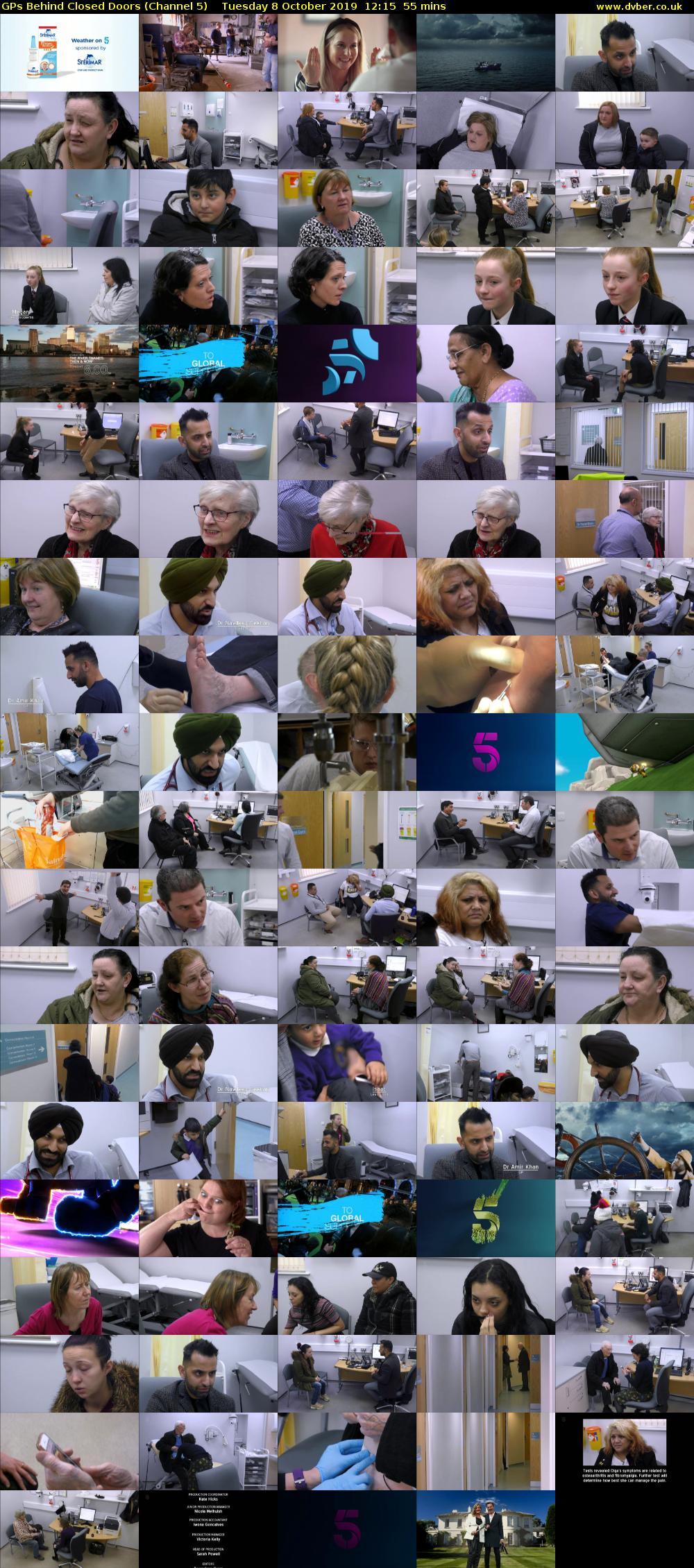 GPs Behind Closed Doors (Channel 5) Tuesday 8 October 2019 12:15 - 13:10