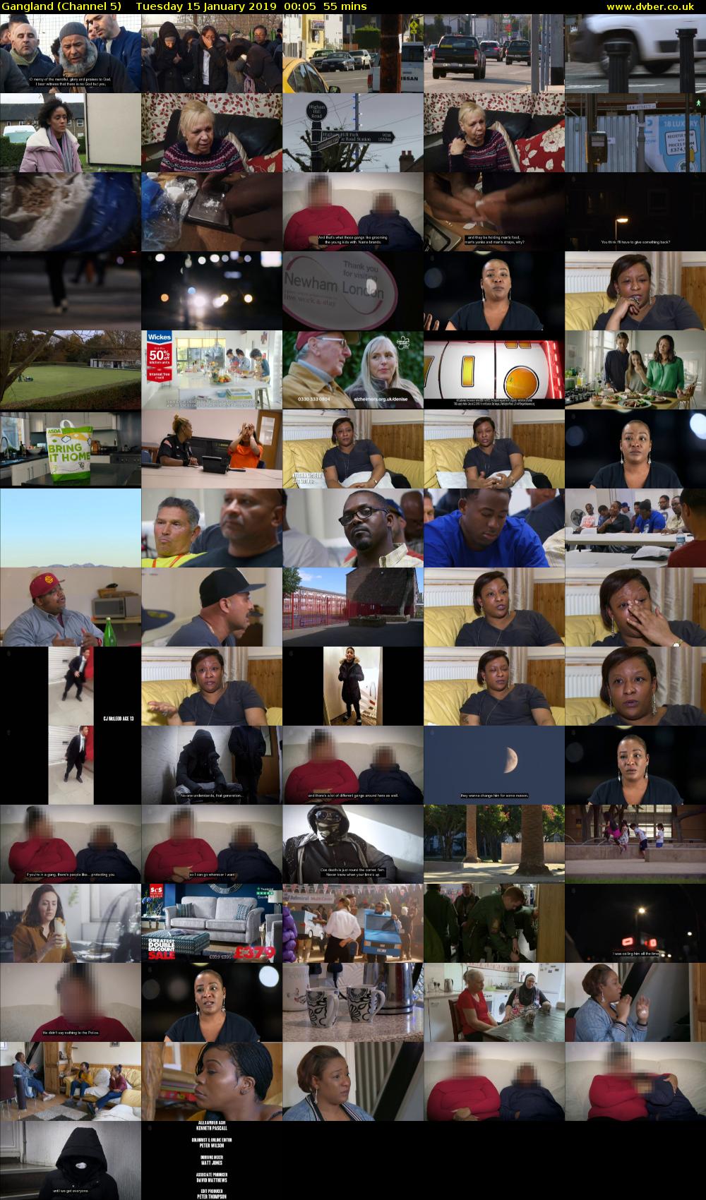 Gangland (Channel 5) Tuesday 15 January 2019 00:05 - 01:00