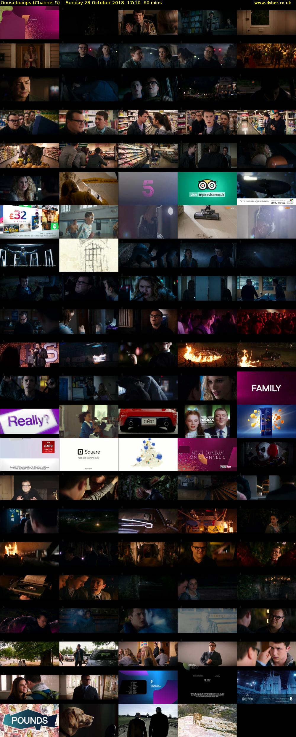 Goosebumps (Channel 5) Sunday 28 October 2018 17:10 - 18:10