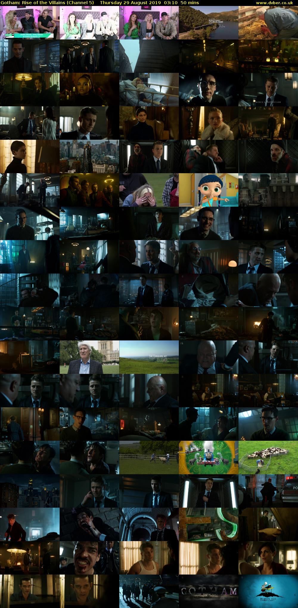 Gotham: Rise of the Villains (Channel 5) Thursday 29 August 2019 03:10 - 04:00