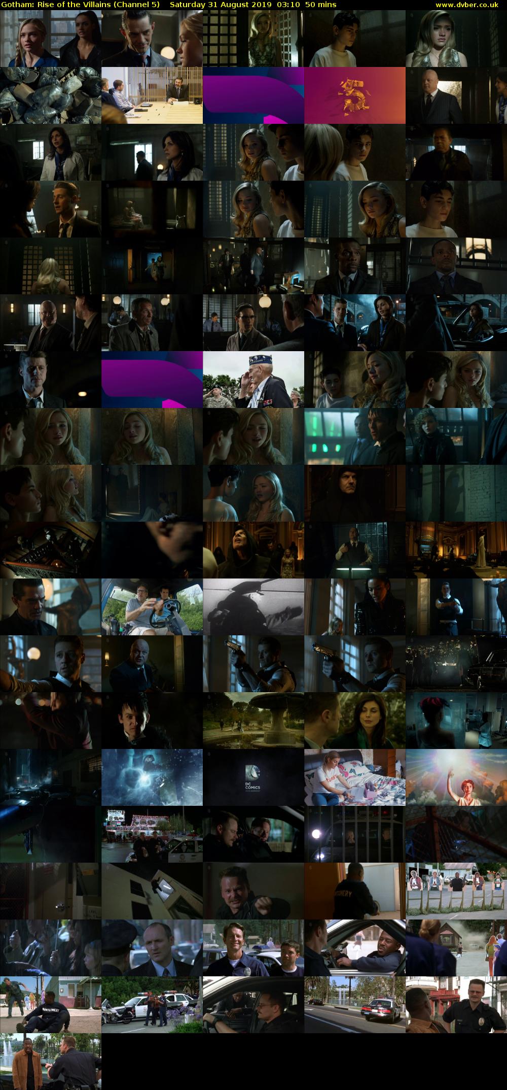Gotham: Rise of the Villains (Channel 5) Saturday 31 August 2019 03:10 - 04:00