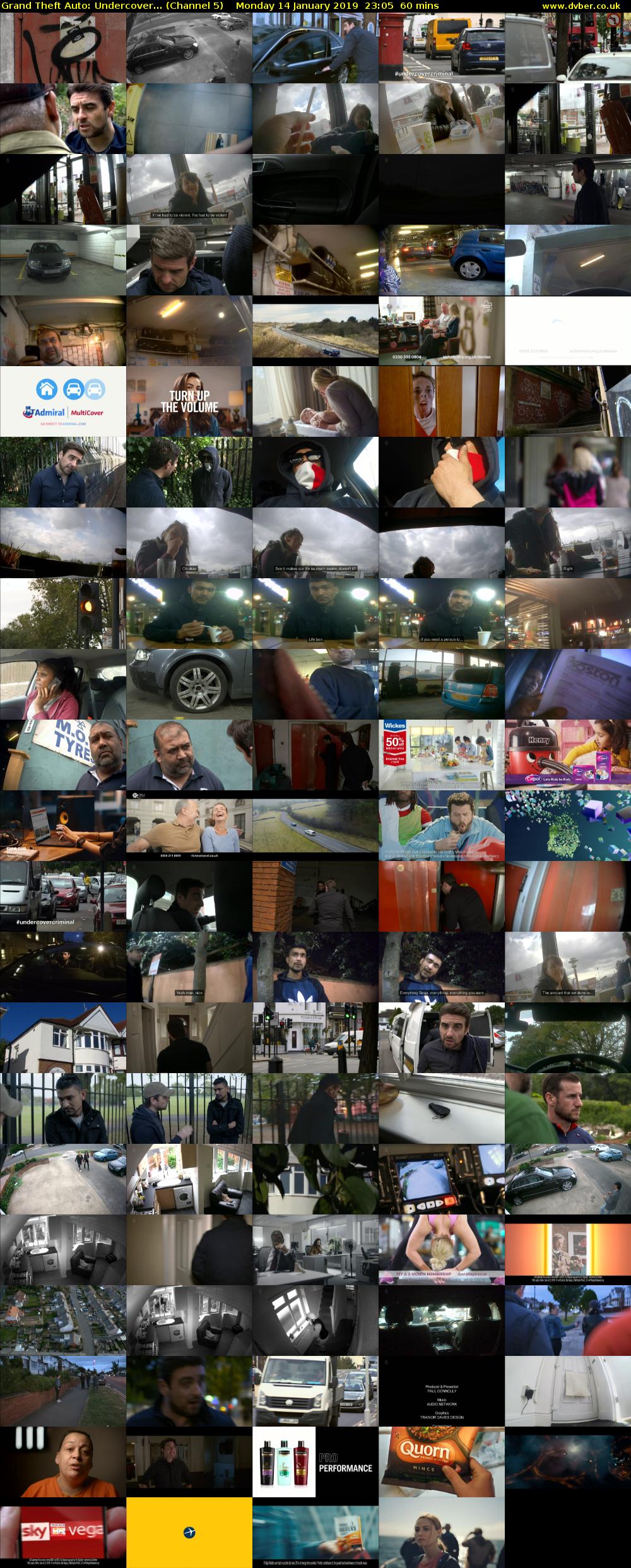 Grand Theft Auto: Undercover... (Channel 5) Monday 14 January 2019 23:05 - 00:05