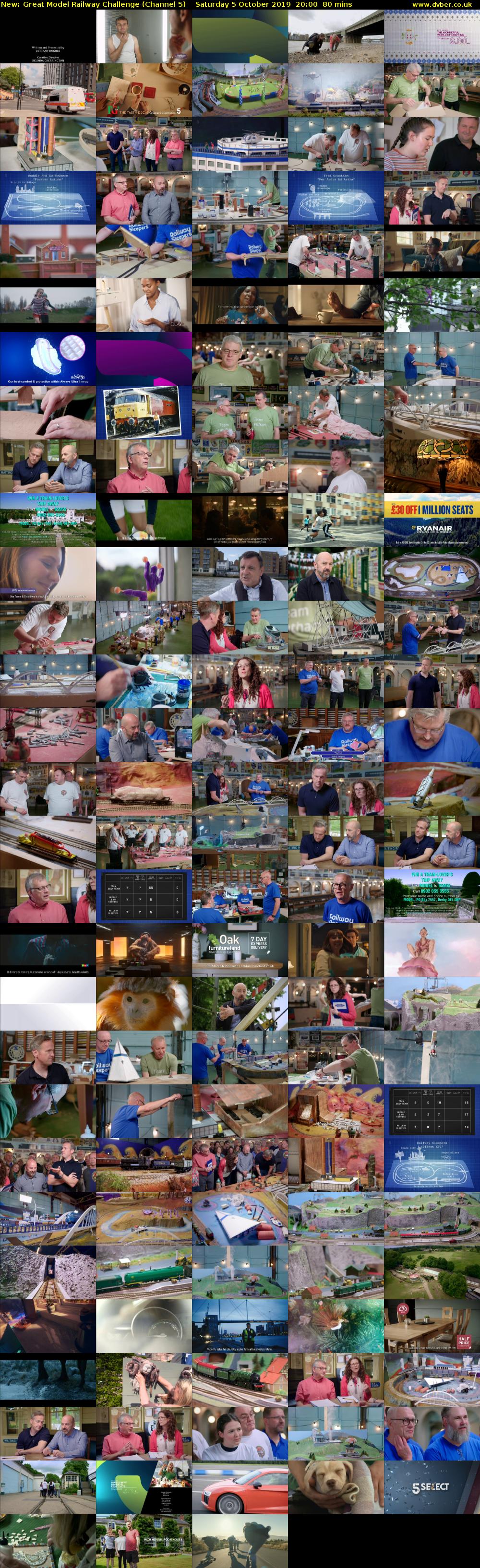 Great Model Railway Challenge (Channel 5) Saturday 5 October 2019 20:00 - 21:20
