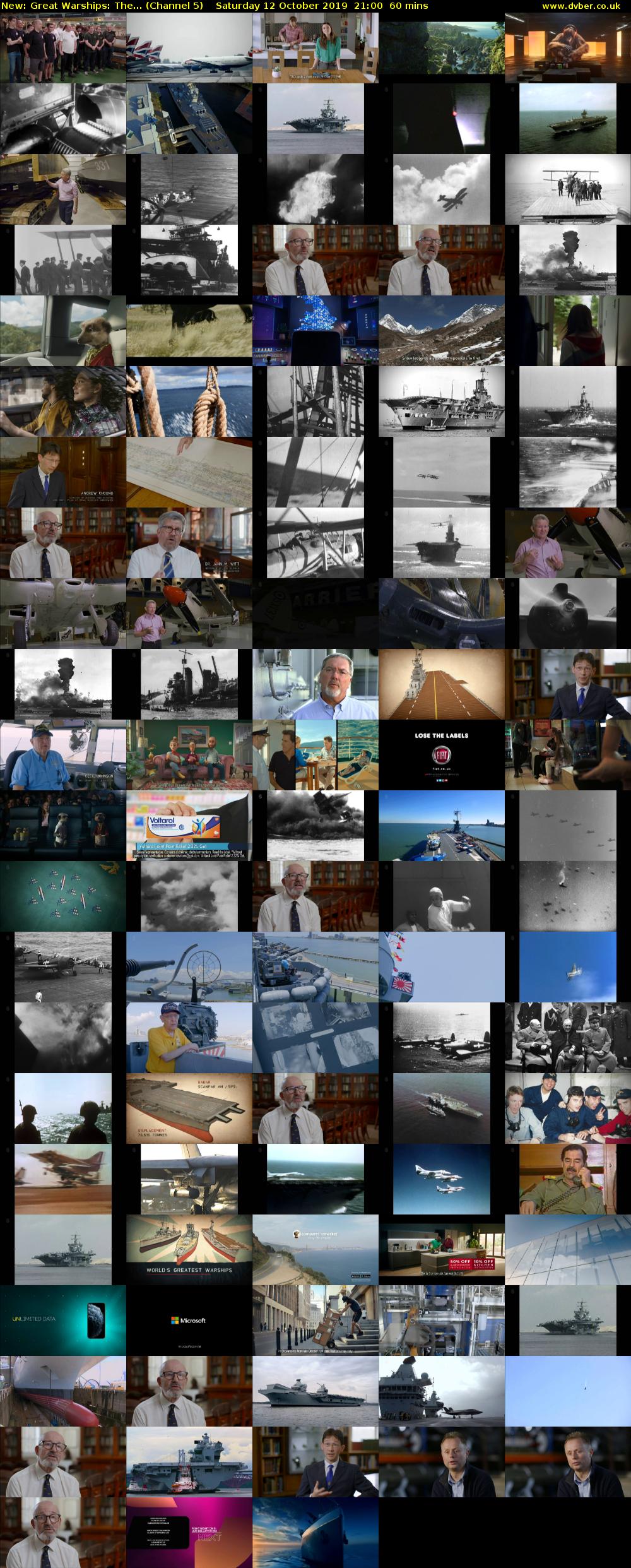 Great Warships: The... (Channel 5) Saturday 12 October 2019 21:00 - 22:00