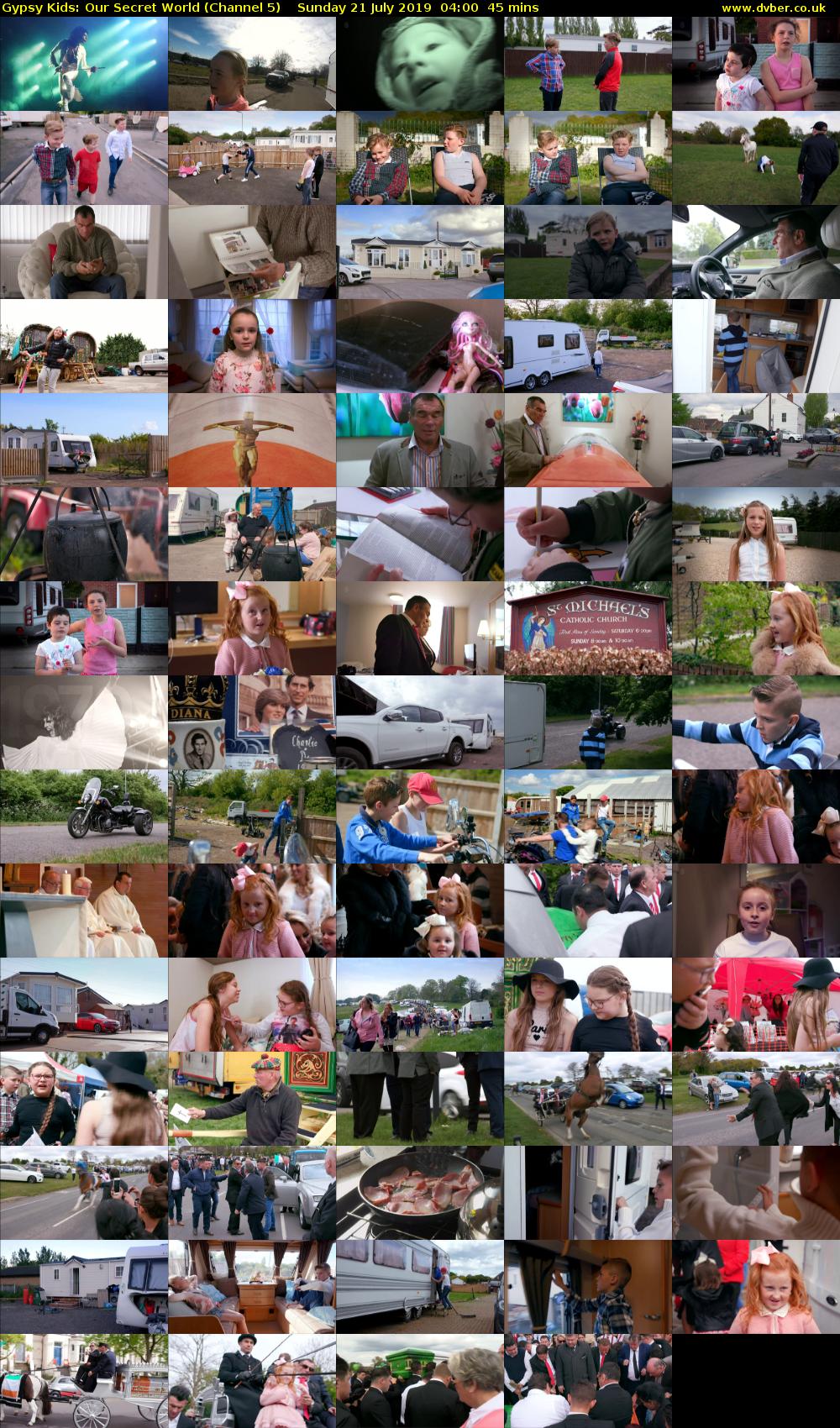 Gypsy Kids: Our Secret World (Channel 5) Sunday 21 July 2019 04:00 - 04:45