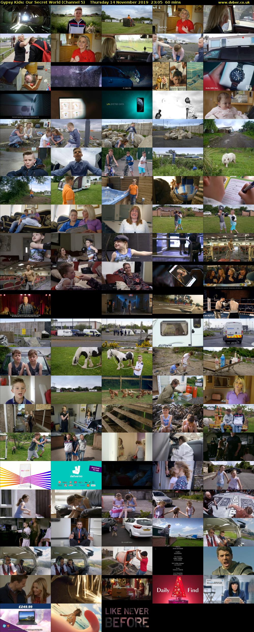 Gypsy Kids: Our Secret World (Channel 5) Thursday 14 November 2019 23:05 - 00:05