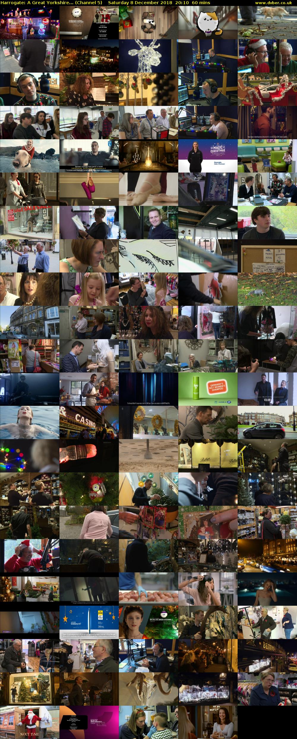 Harrogate: A Great Yorkshire... (Channel 5) Saturday 8 December 2018 20:10 - 21:10