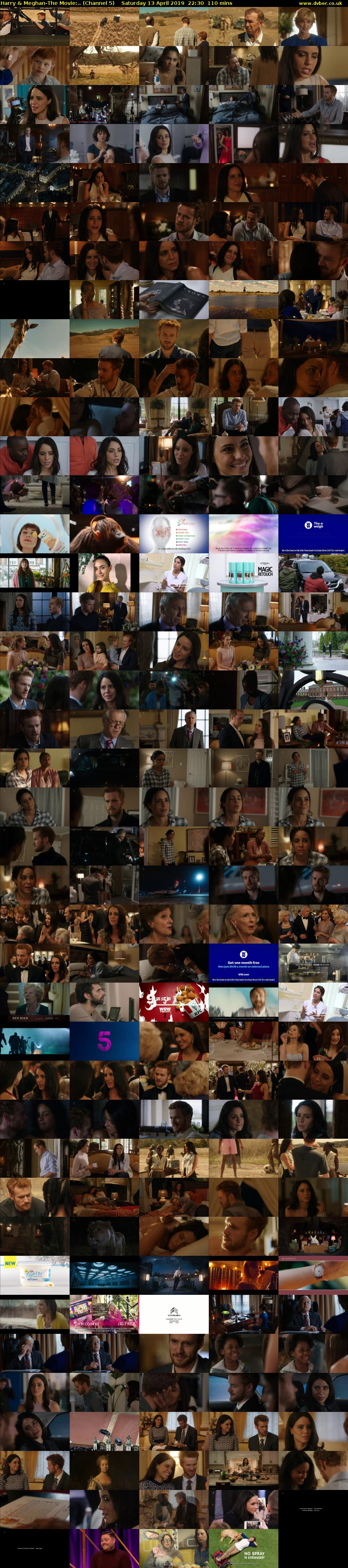 Harry & Meghan-The Movie:.. (Channel 5) Saturday 13 April 2019 22:30 - 00:20