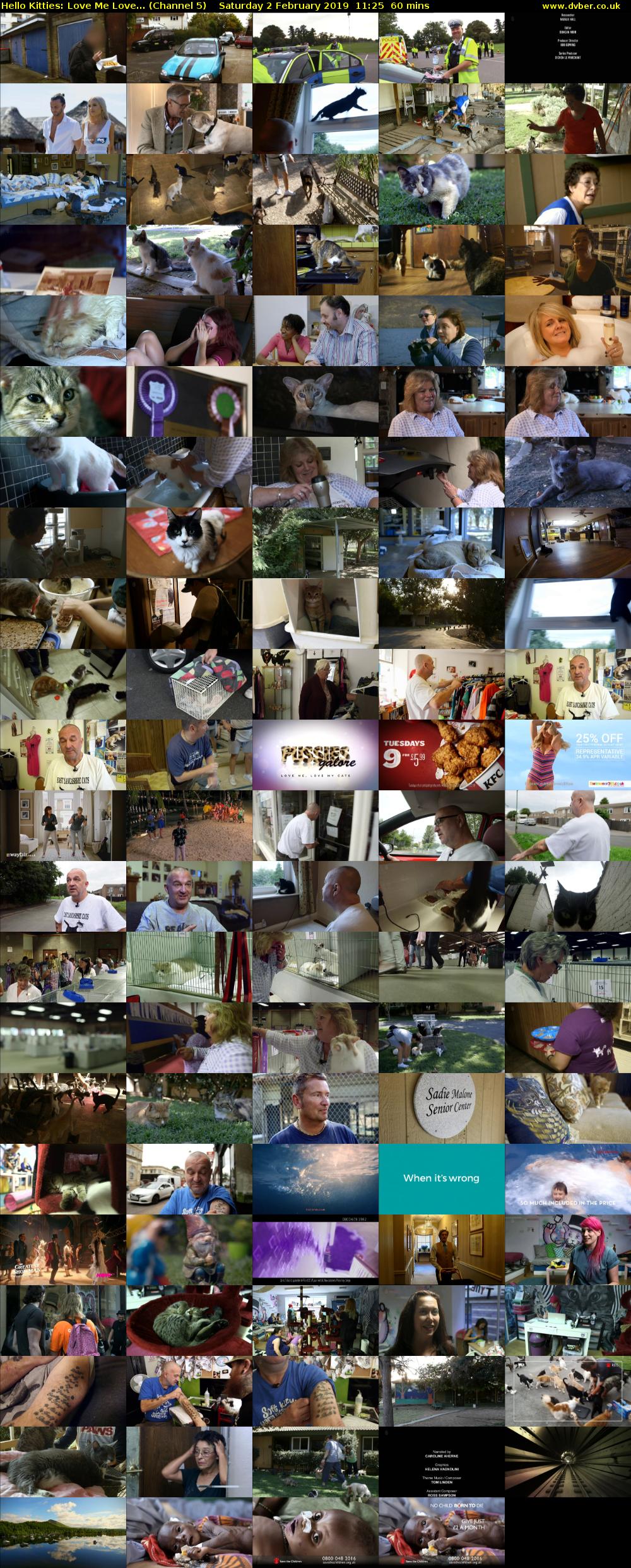 Hello Kitties: Love Me Love... (Channel 5) Saturday 2 February 2019 11:25 - 12:25