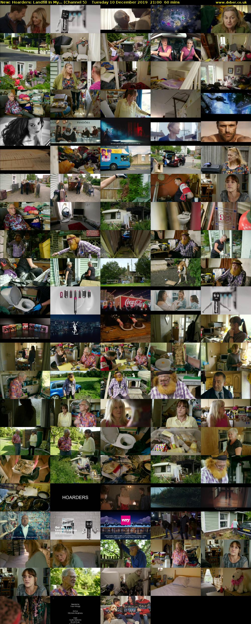 Hoarders: Landfill In My... (Channel 5) Tuesday 10 December 2019 21:00 - 22:00