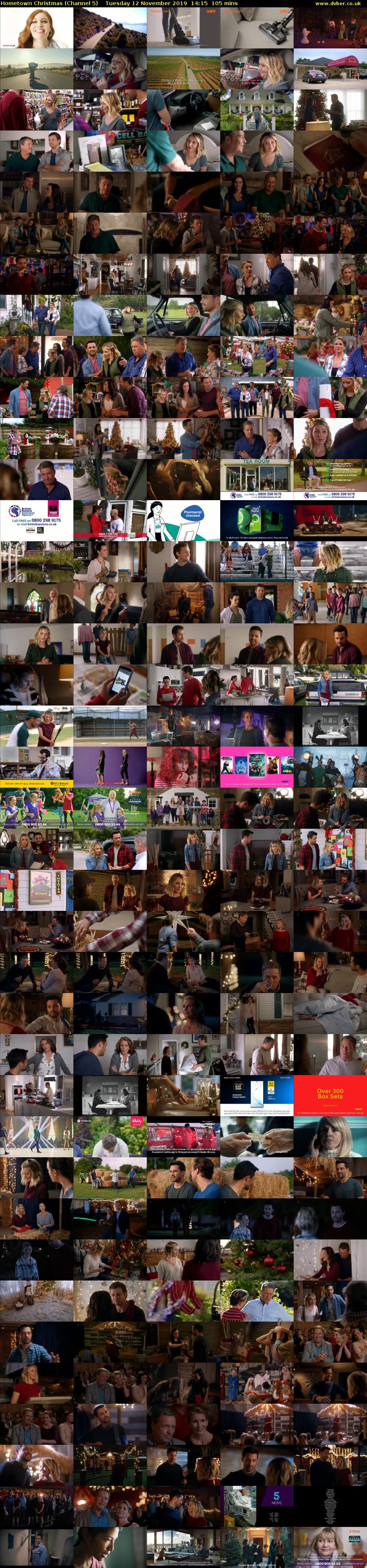 Hometown Christmas (Channel 5) Tuesday 12 November 2019 14:15 - 16:00