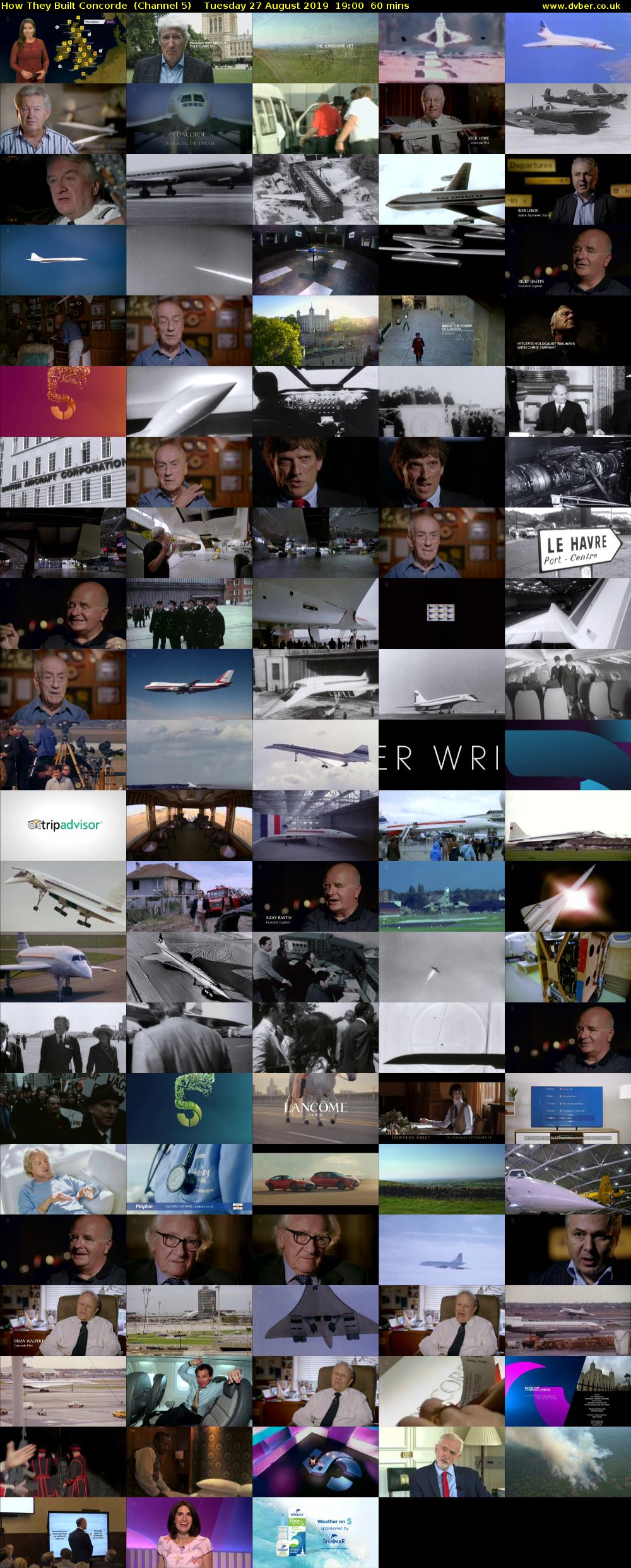 How They Built Concorde  (Channel 5) Tuesday 27 August 2019 19:00 - 20:00