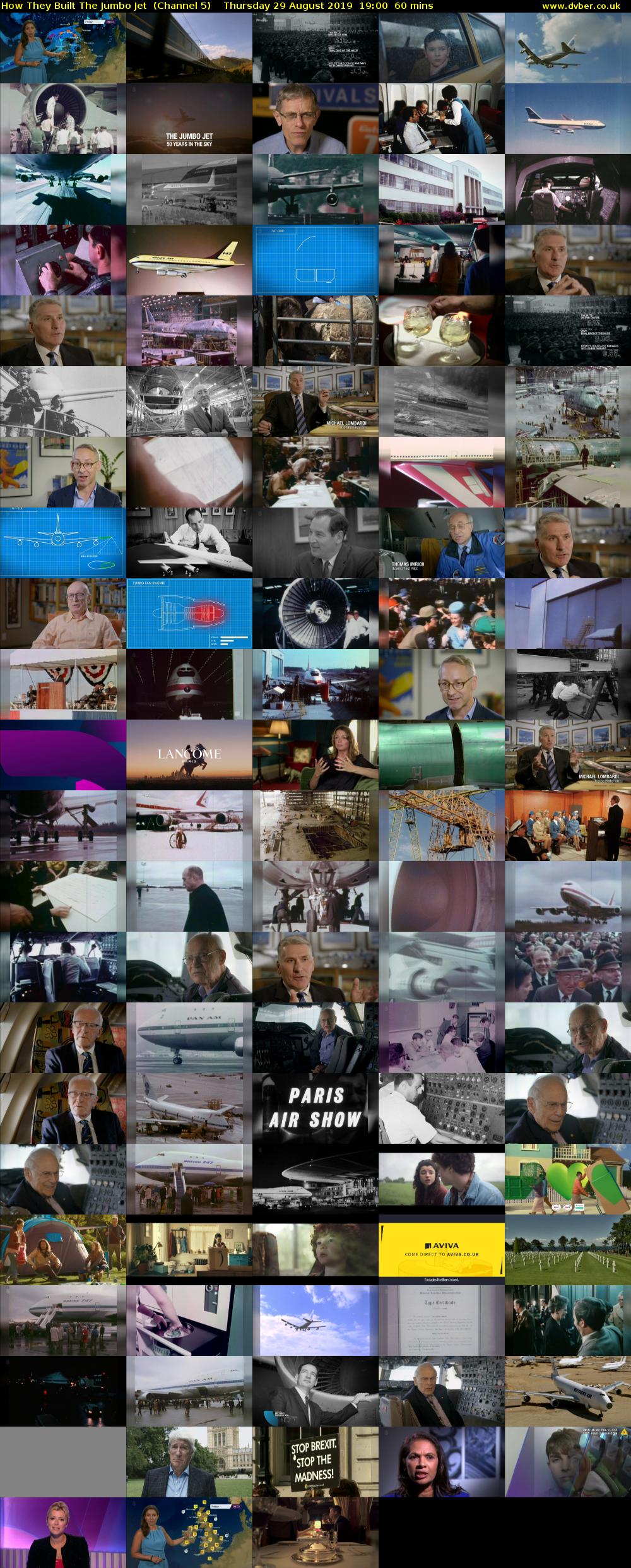 How They Built The Jumbo Jet  (Channel 5) Thursday 29 August 2019 19:00 - 20:00