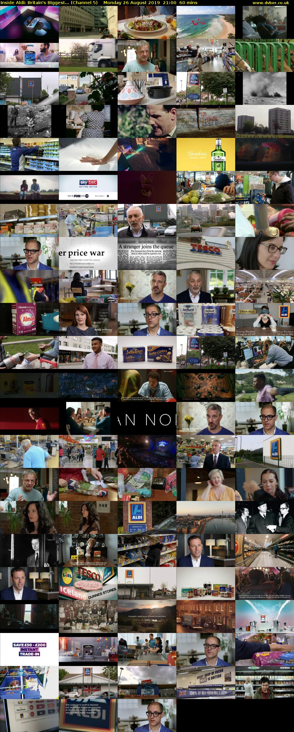 Inside Aldi: Britain's Biggest... (Channel 5) Monday 26 August 2019 21:00 - 22:00