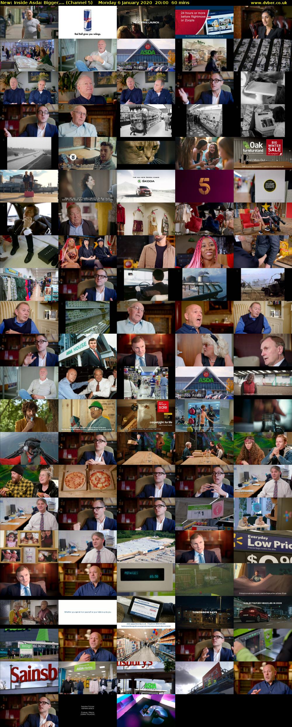 Inside Asda: Bigger,... (Channel 5) Monday 6 January 2020 20:00 - 21:00