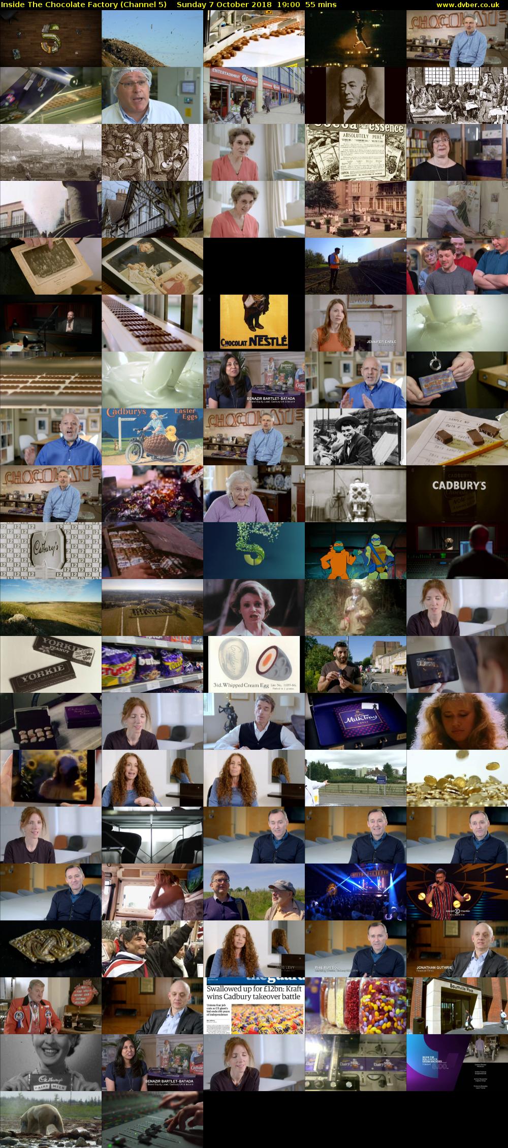 Inside The Chocolate Factory (Channel 5) Sunday 7 October 2018 19:00 - 19:55