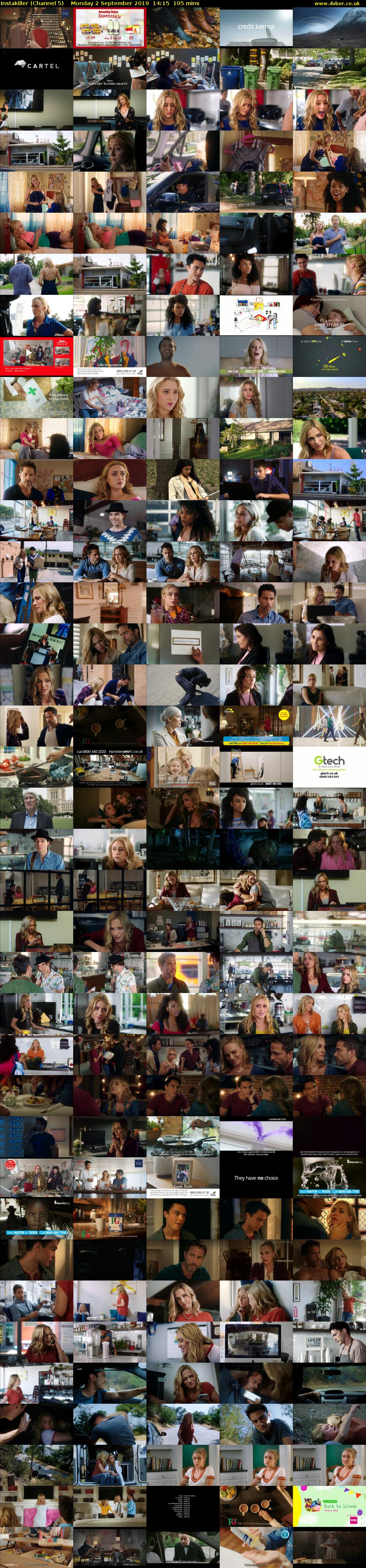 Instakiller (Channel 5) Monday 2 September 2019 14:15 - 16:00