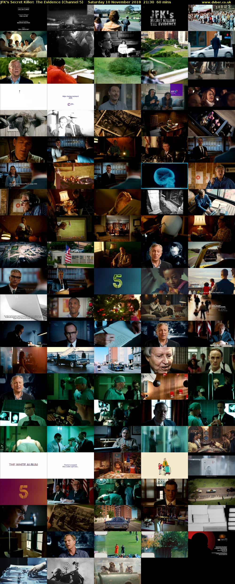 JFK's Secret Killer: The Evidence (Channel 5) Saturday 10 November 2018 21:30 - 22:30