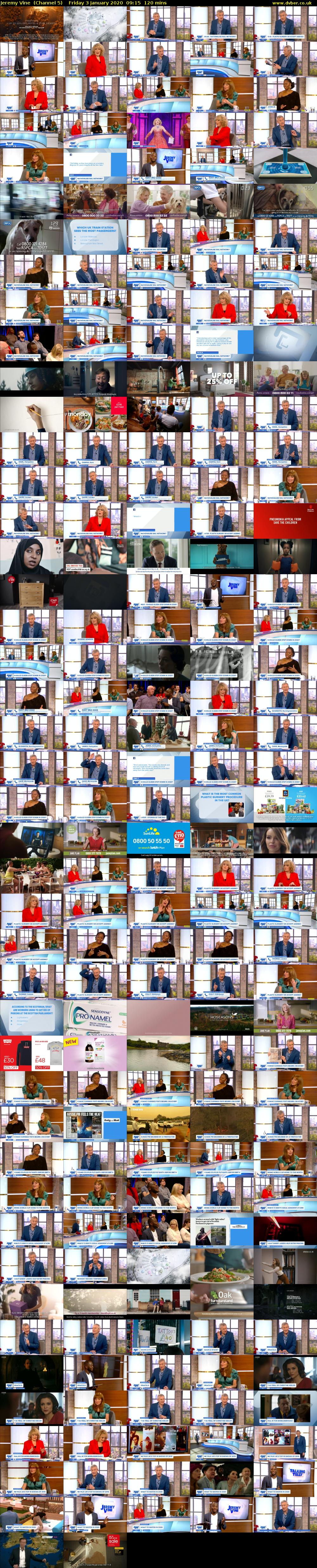 Jeremy Vine  (Channel 5) Friday 3 January 2020 09:15 - 11:15