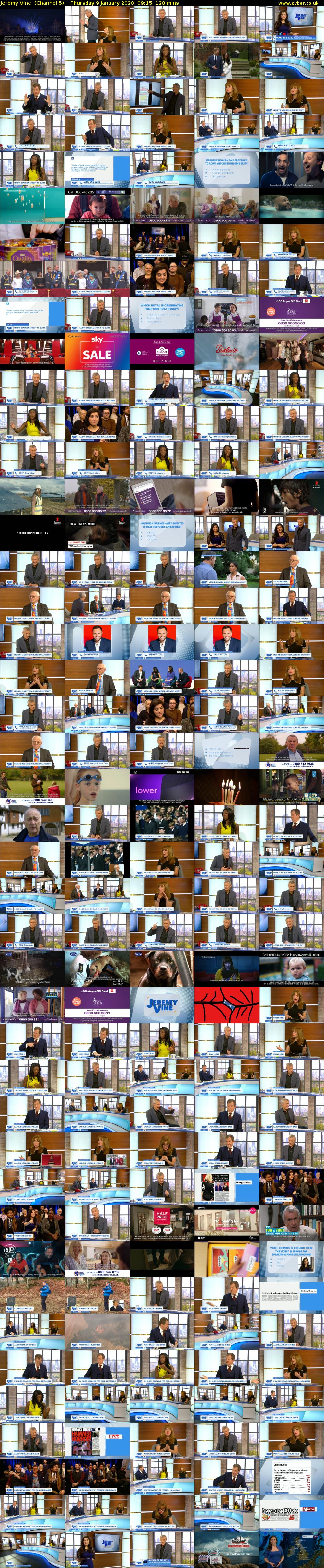 Jeremy Vine  (Channel 5) Thursday 9 January 2020 09:15 - 11:15