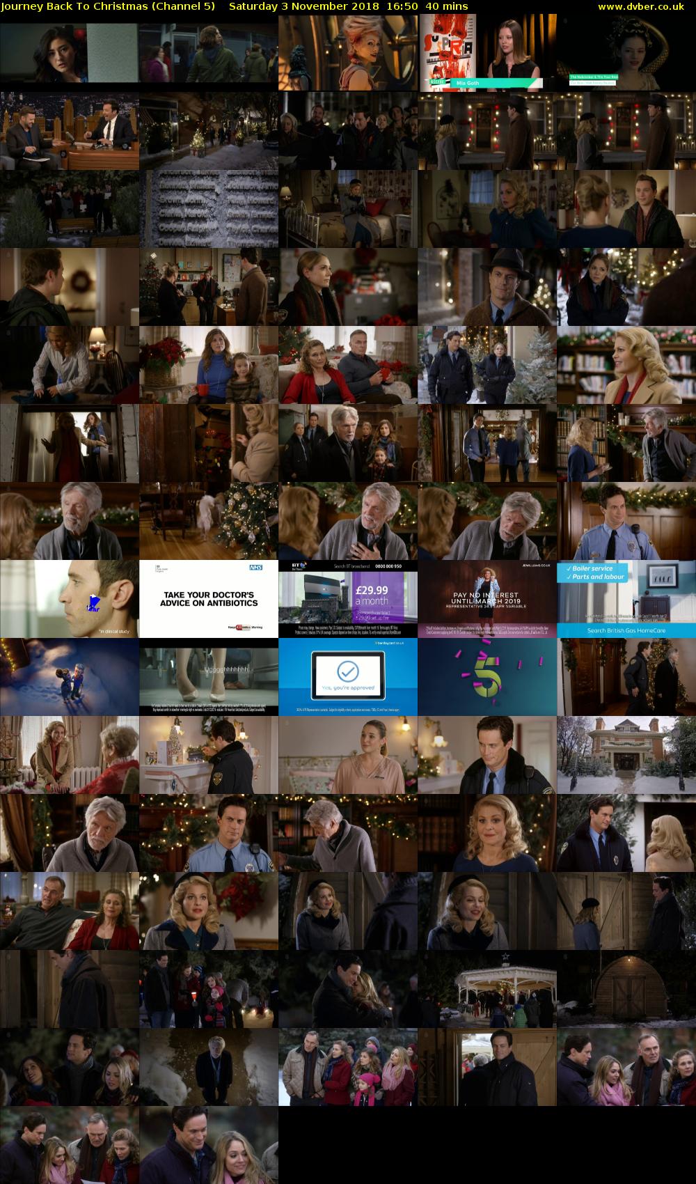 Journey Back To Christmas (Channel 5) Saturday 3 November 2018 16:50 - 17:30