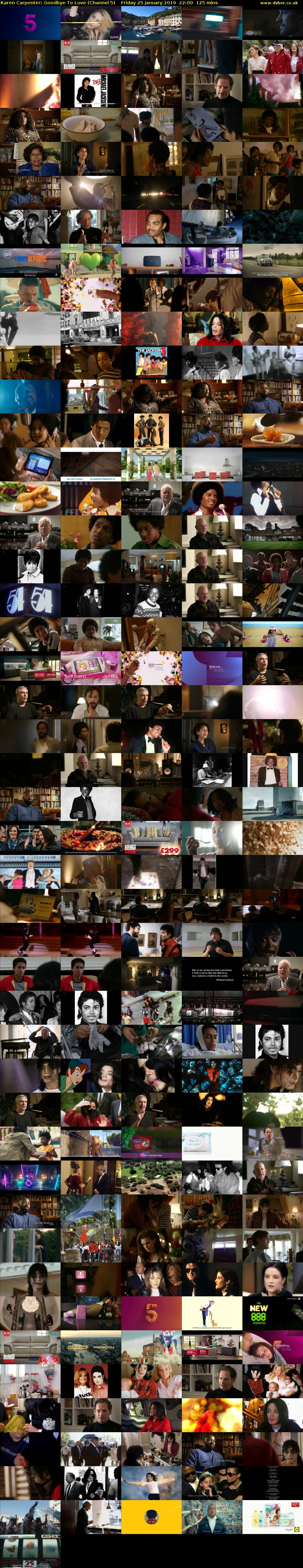 Karen Carpenter: Goodbye To Love (Channel 5) Friday 25 January 2019 22:00 - 00:05