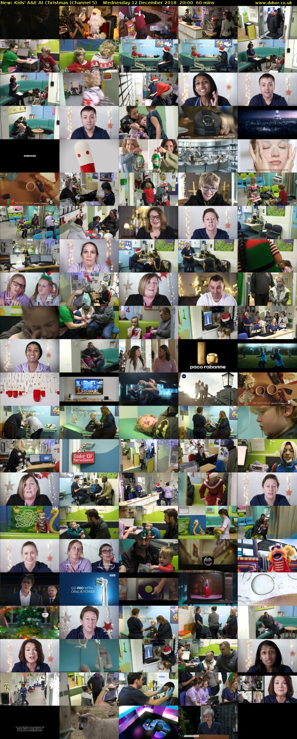 Kids' A&E At Christmas (Channel 5) Wednesday 12 December 2018 20:00 - 21:00