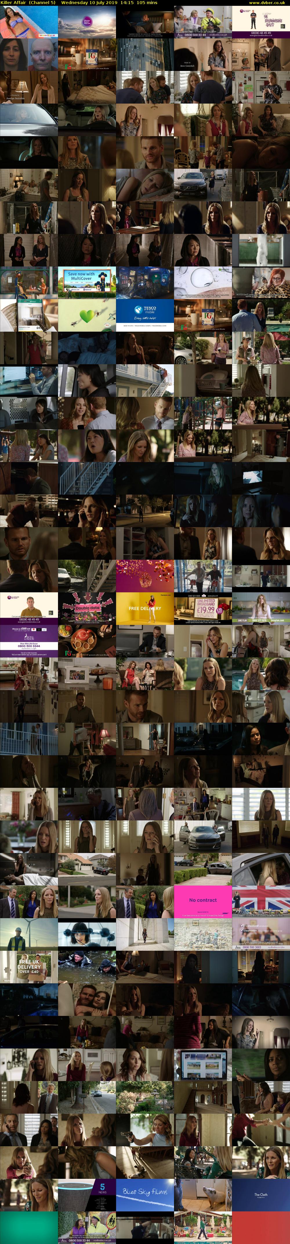 Killer Affair  (Channel 5) Wednesday 10 July 2019 14:15 - 16:00