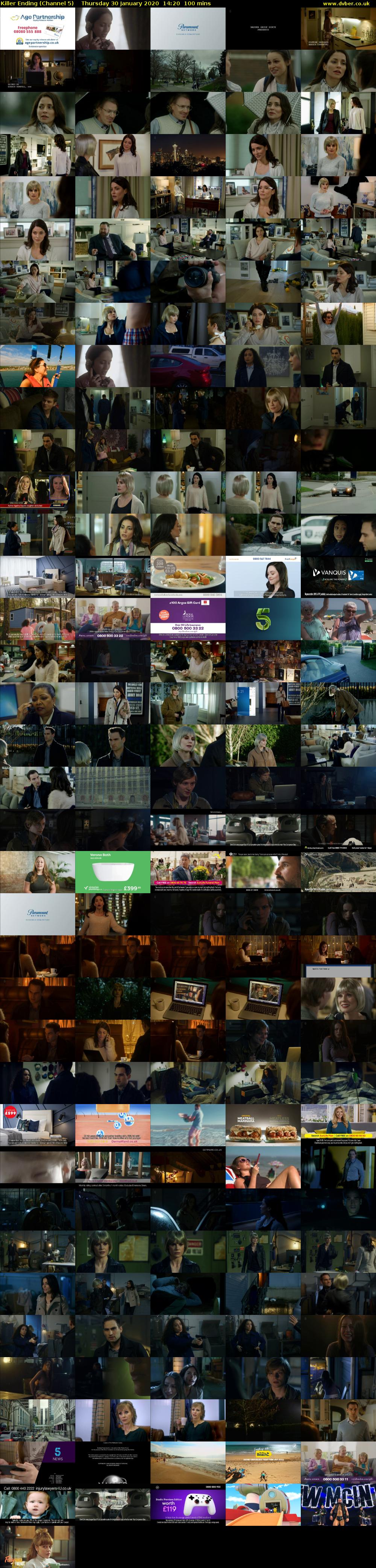 Killer Ending (Channel 5) Thursday 30 January 2020 14:20 - 16:00