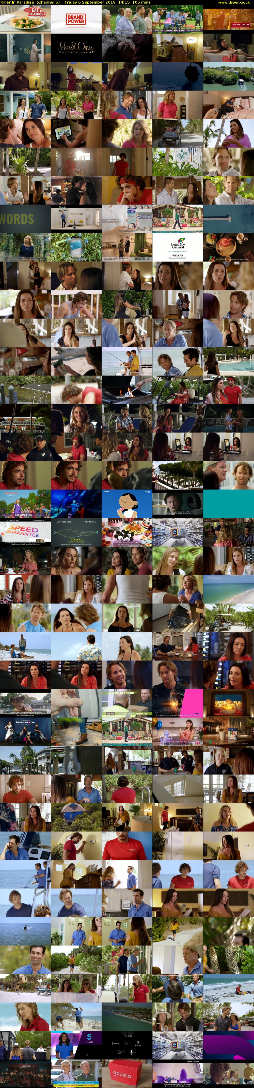 Killer In Paradise  (Channel 5) Friday 6 September 2019 14:15 - 16:00