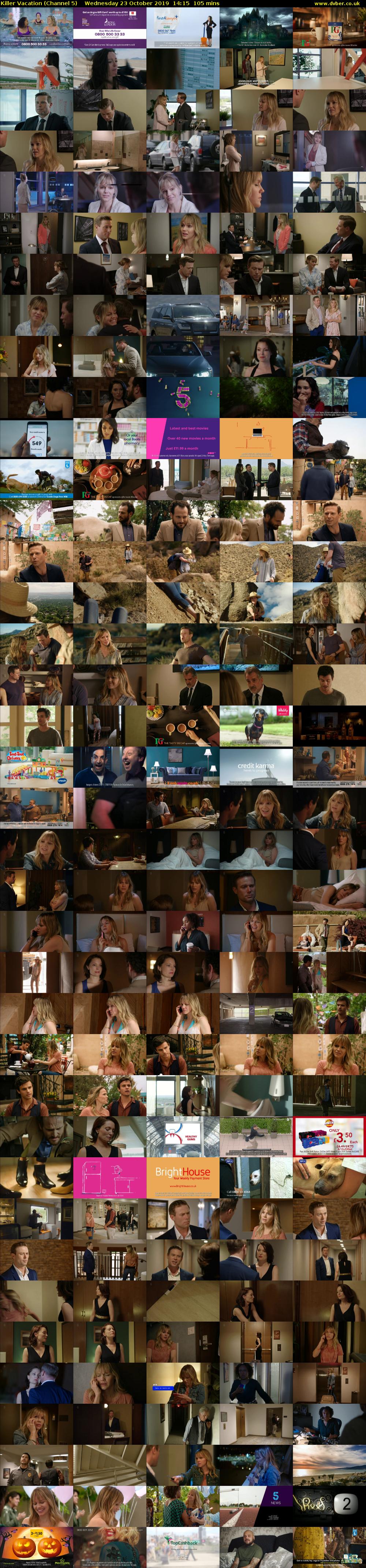 Killer Vacation (Channel 5) Wednesday 23 October 2019 14:15 - 16:00