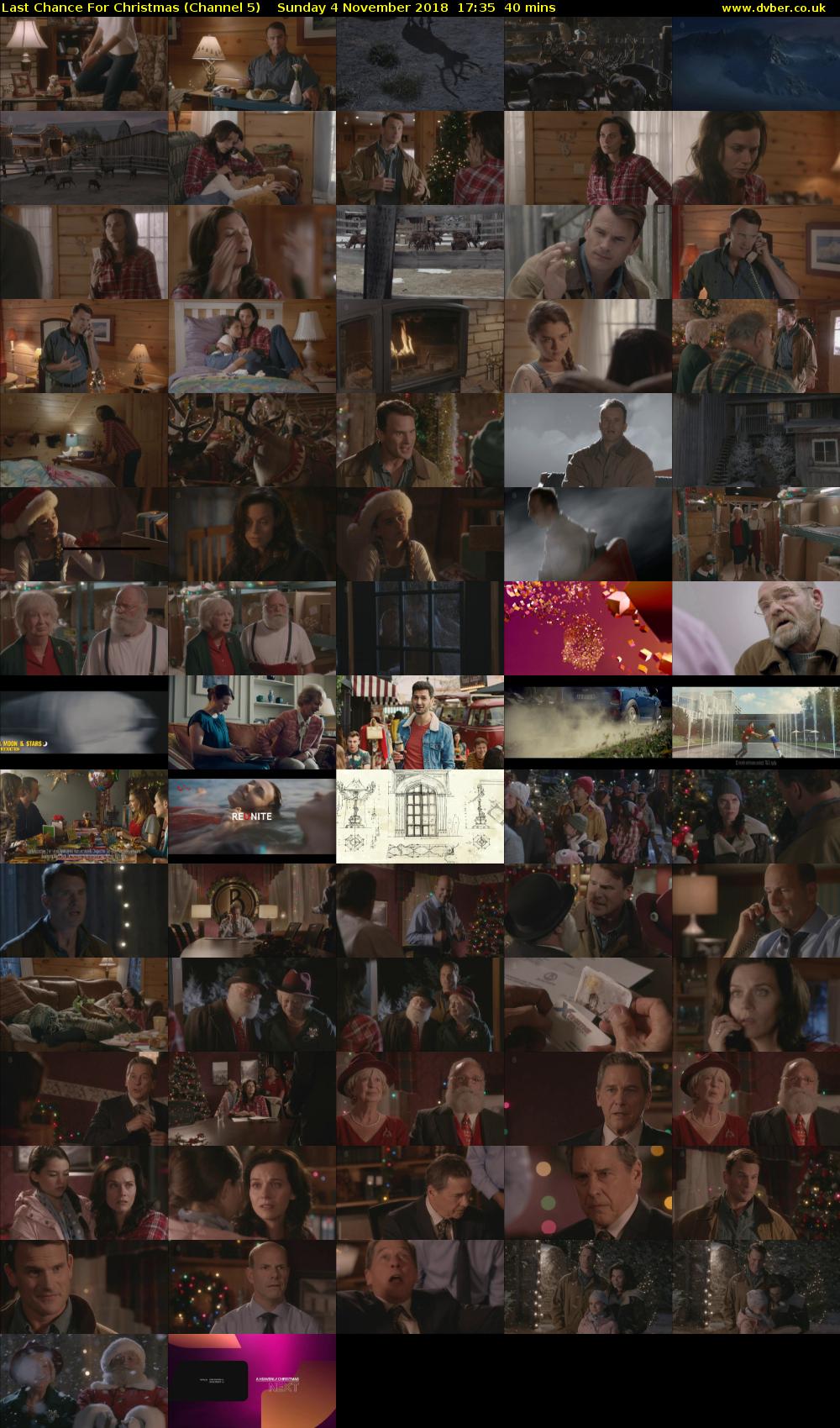 Last Chance For Christmas (Channel 5) Sunday 4 November 2018 17:35 - 18:15