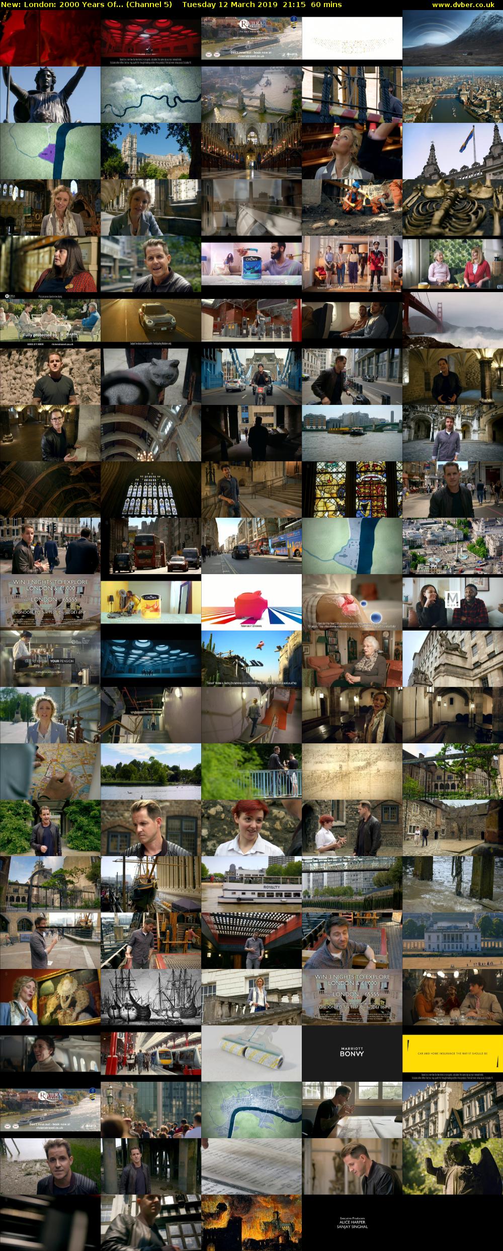 London: 2000 Years Of... (Channel 5) Tuesday 12 March 2019 21:15 - 22:15