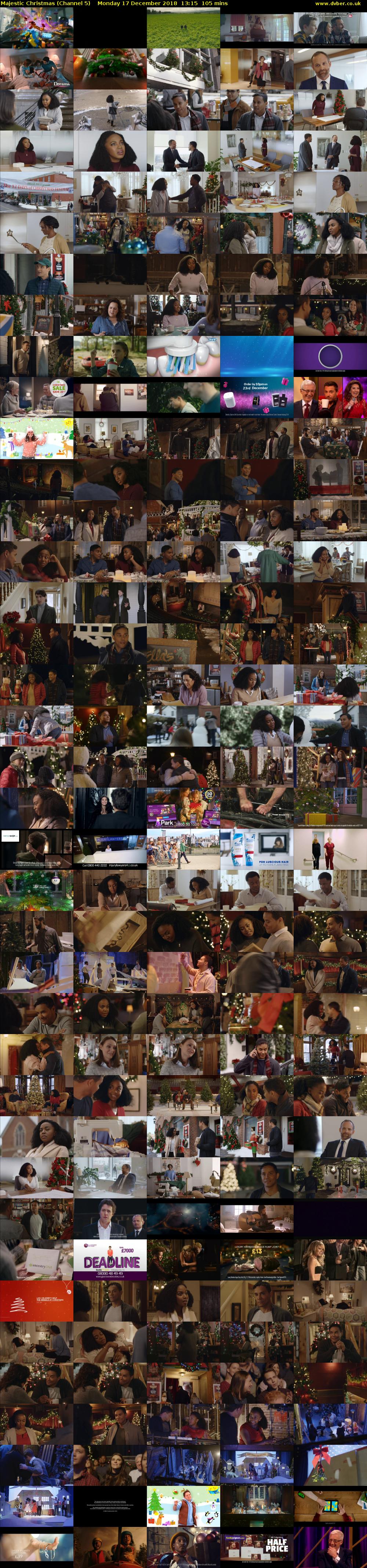 Majestic Christmas (Channel 5) Monday 17 December 2018 13:15 - 15:00