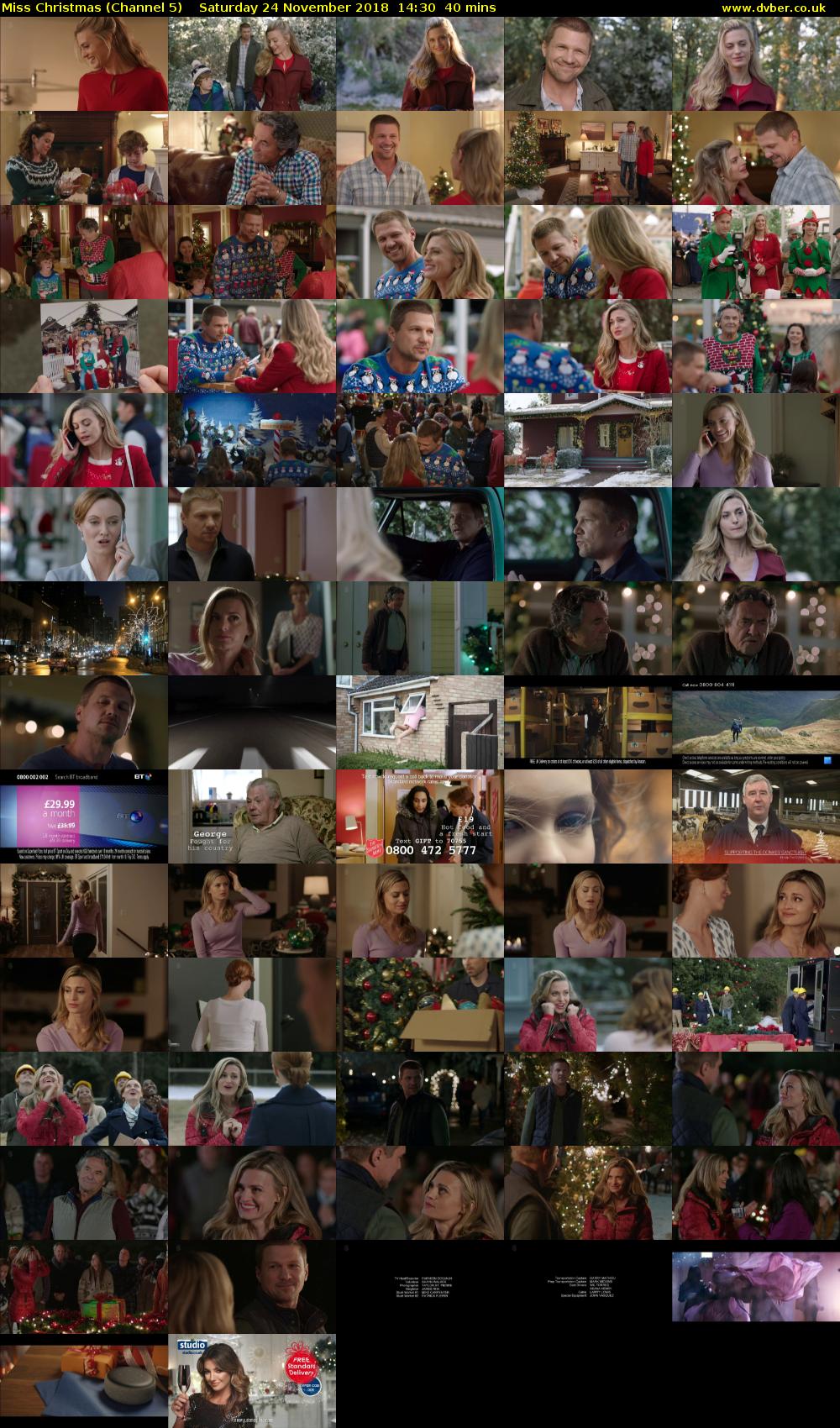 Miss Christmas (Channel 5) Saturday 24 November 2018 14:30 - 15:10