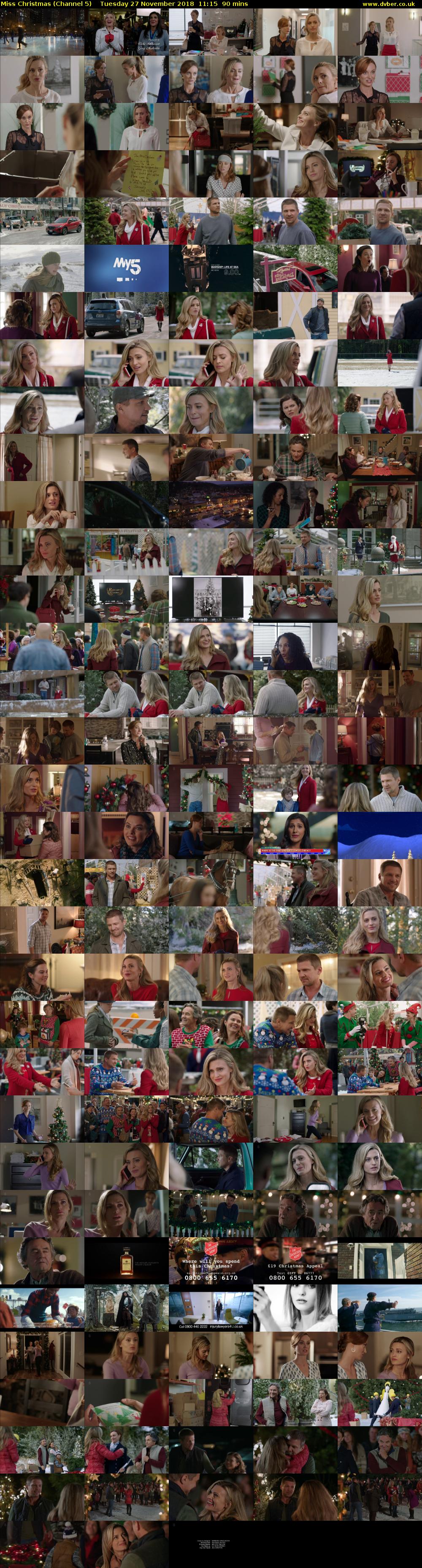 Miss Christmas (Channel 5) Tuesday 27 November 2018 11:15 - 12:45