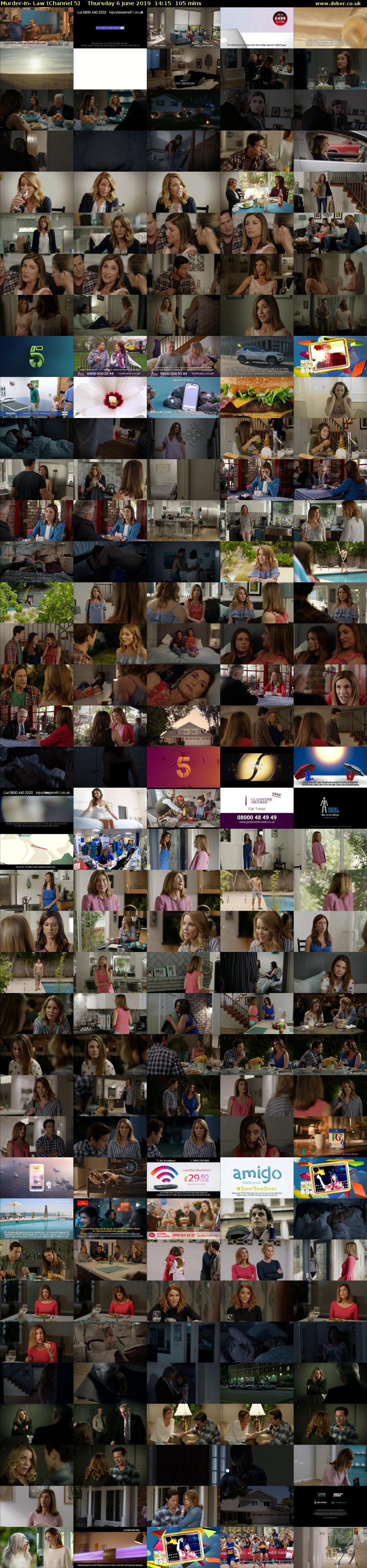 Murder-In- Law (Channel 5) Thursday 6 June 2019 14:15 - 16:00