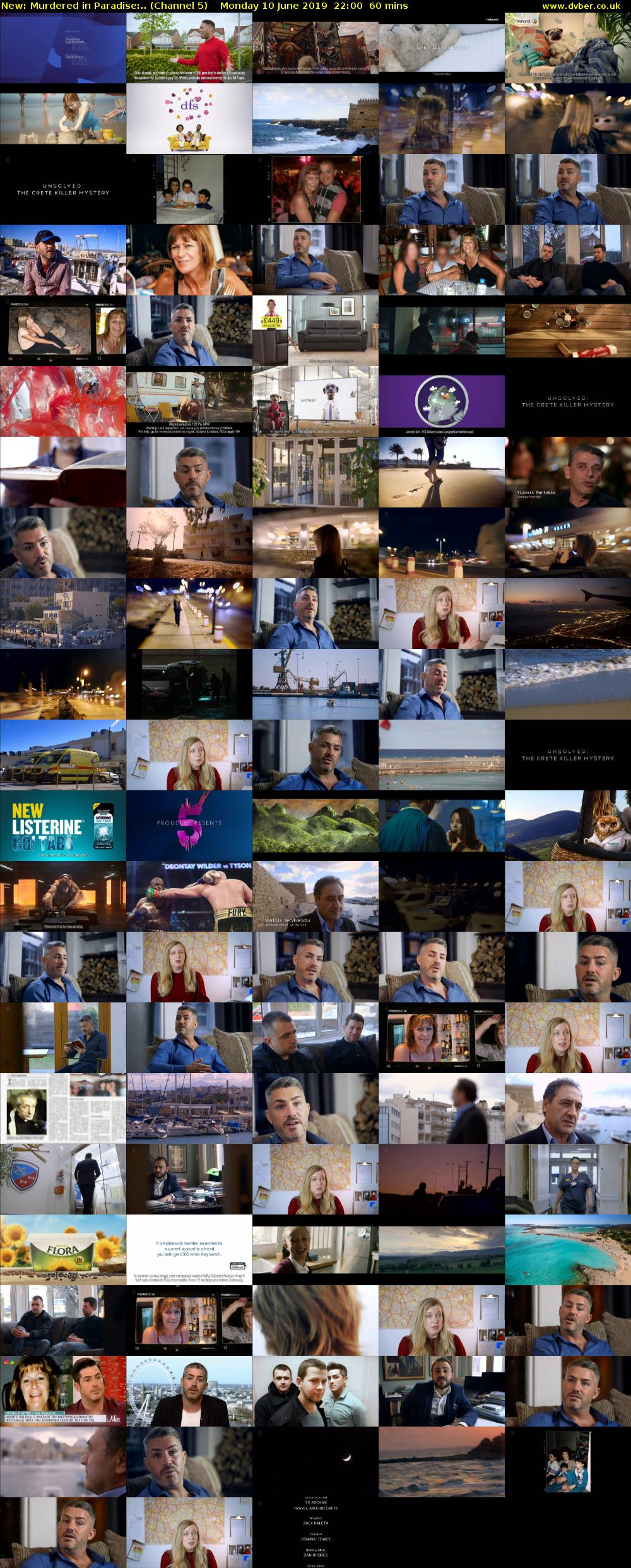 Murdered in Paradise:.. (Channel 5) Monday 10 June 2019 22:00 - 23:00