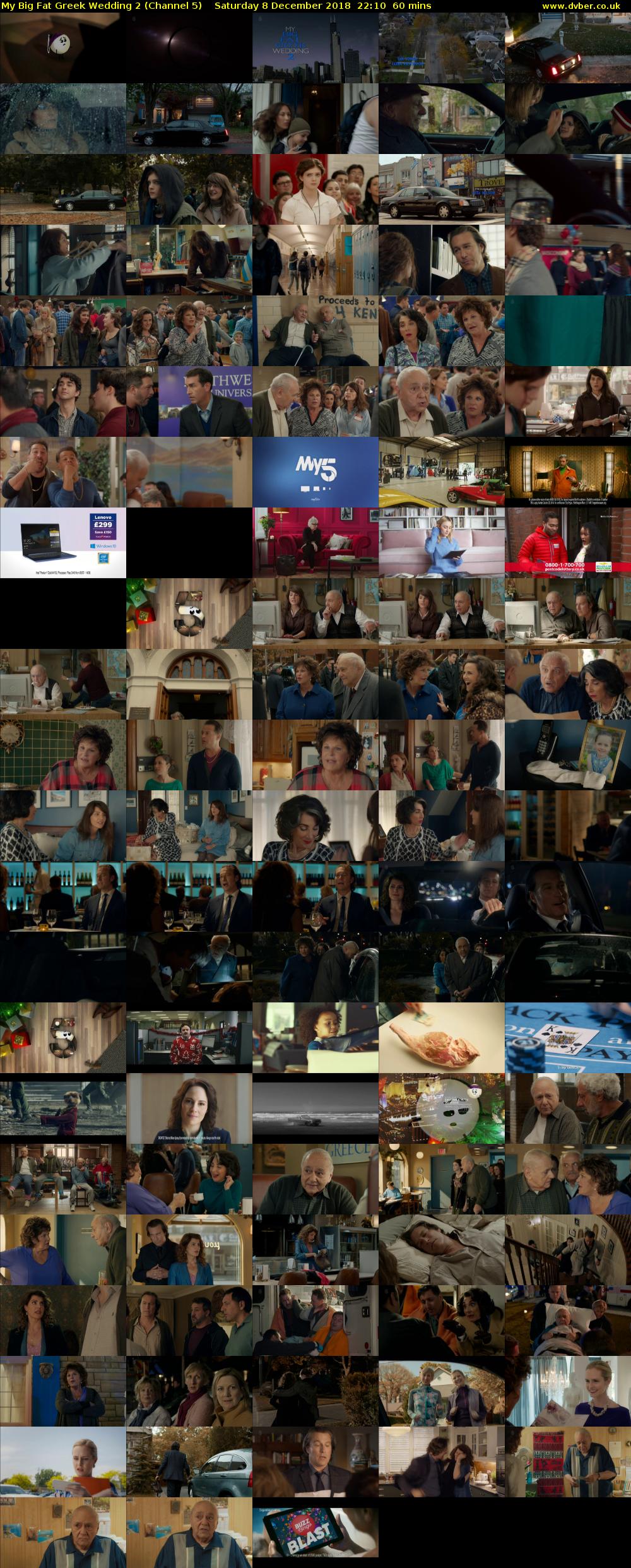 My Big Fat Greek Wedding 2 (Channel 5) Saturday 8 December 2018 22:10 - 23:10