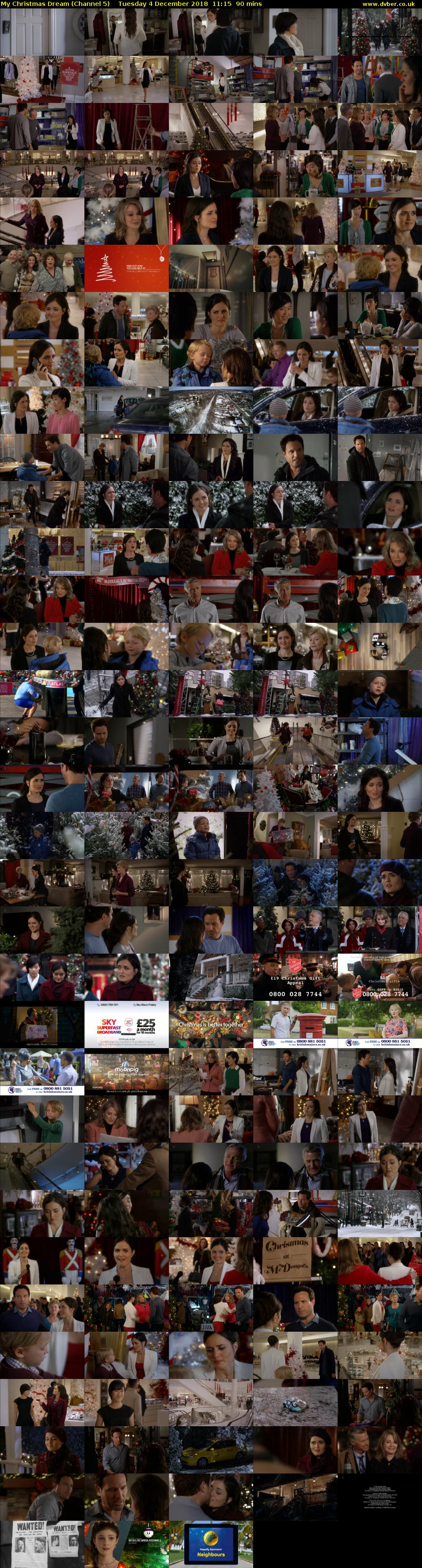 My Christmas Dream (Channel 5) Tuesday 4 December 2018 11:15 - 12:45