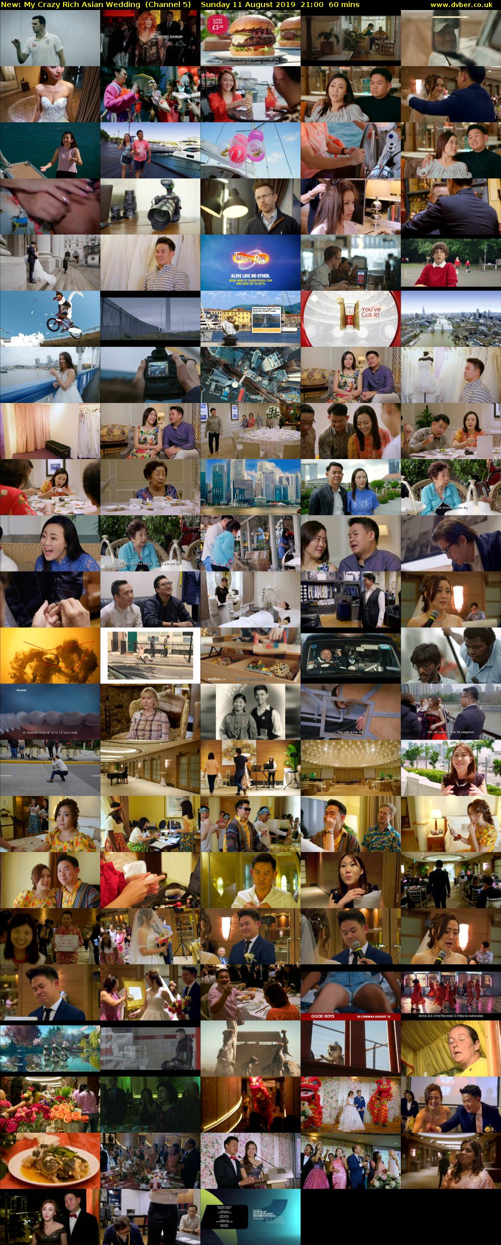 My Crazy Rich Asian Wedding (Channel 5) Sunday 11 August 2019 21:00 - 22:00