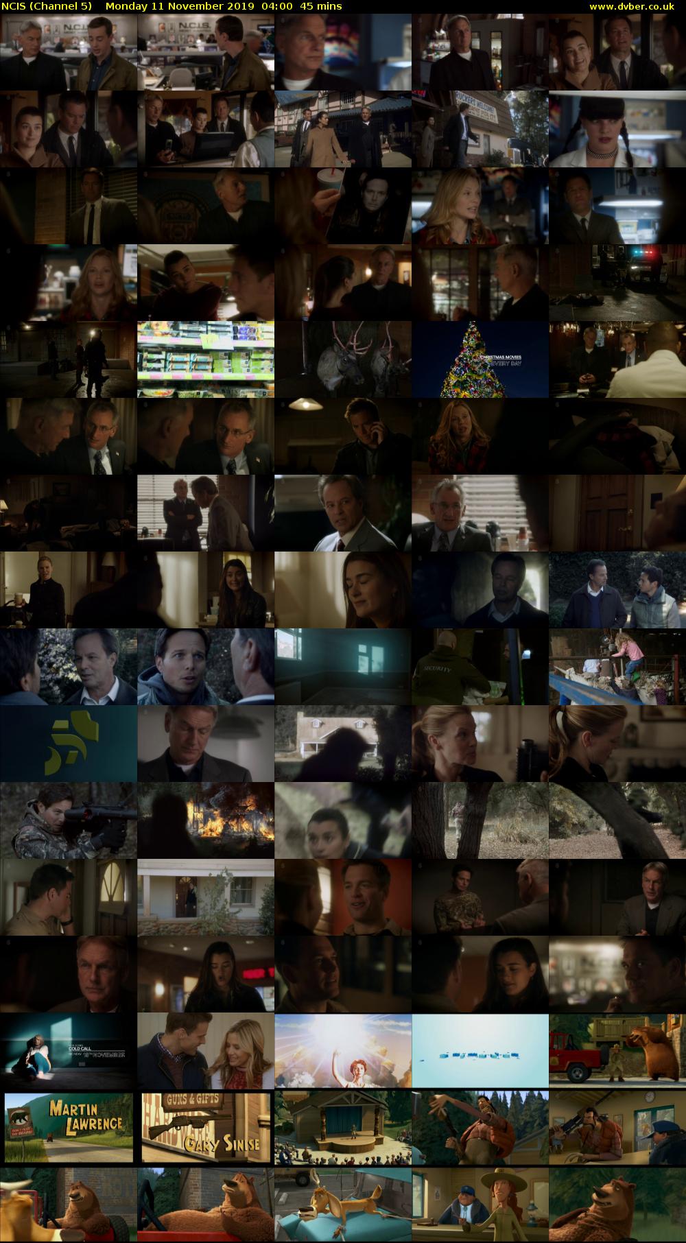 NCIS (Channel 5) Monday 11 November 2019 04:00 - 04:45