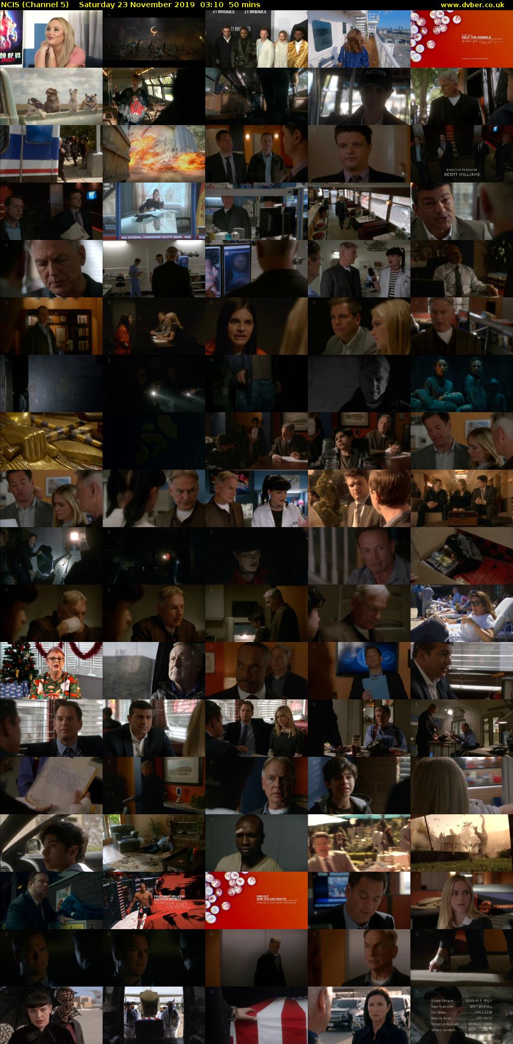 NCIS (Channel 5) Saturday 23 November 2019 03:10 - 04:00