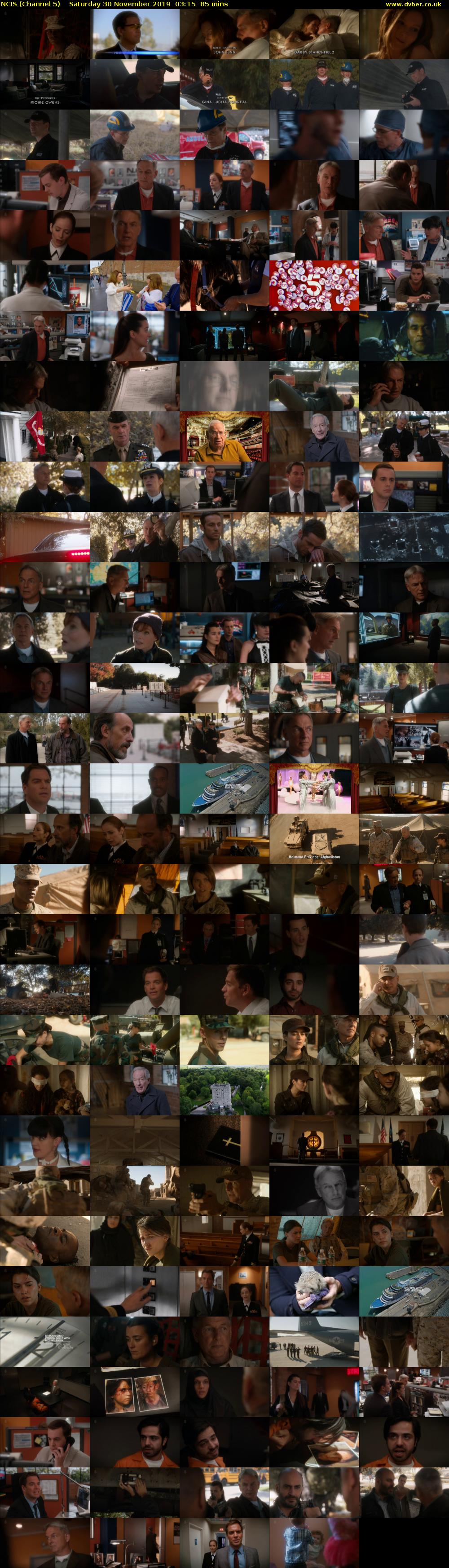 NCIS (Channel 5) Saturday 30 November 2019 03:15 - 04:40