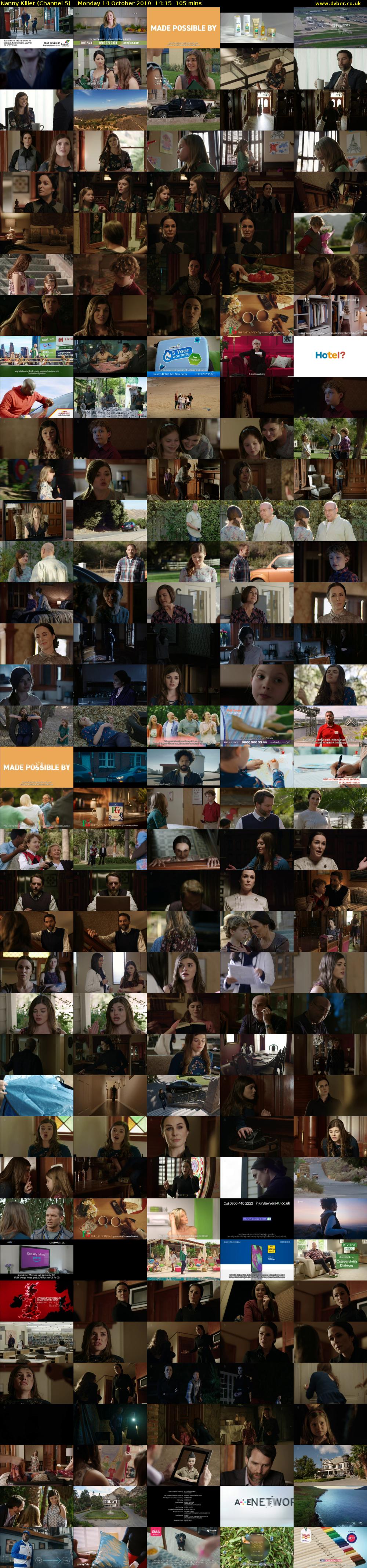 Nanny Killer (Channel 5) Monday 14 October 2019 14:15 - 16:00